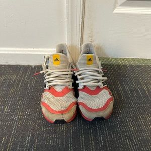 men’s adidas ultra boost red and white size 11 1/2